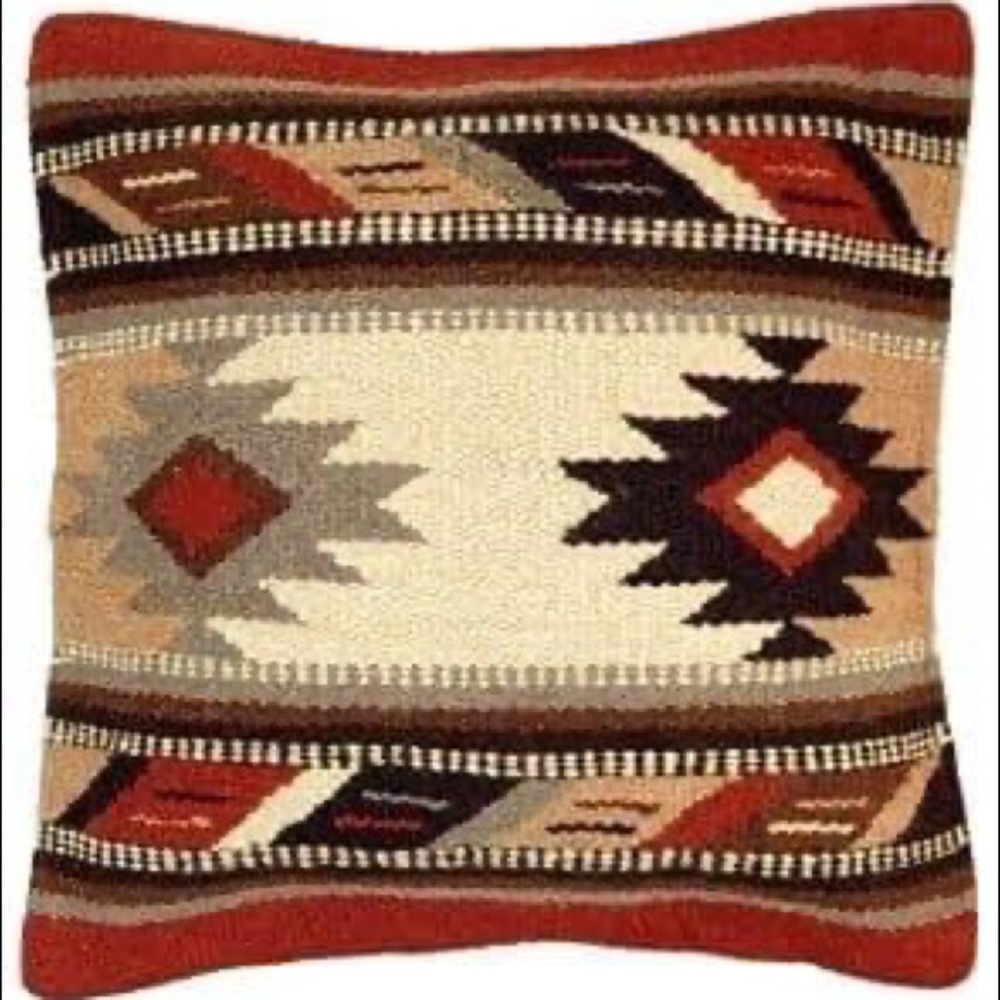 Wool Tapestry Pillow with Insert